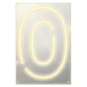 Неоновая надпись “0”