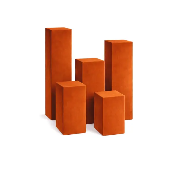 Сет колонн "Кастор" рыжая лиса бархат