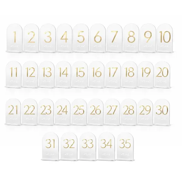 Набор номерков "Мишель", 1-35