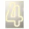 Неоновая надпись “4”