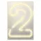 Неоновая надпись “2”